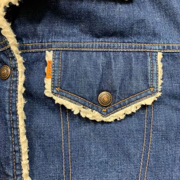 Levi’s Jacket Men Large Jean Sherpa Vintage 1960’s - Picture 5 of 10